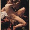 Caravaggio's 'John the Baptist' – Custom Baroque Religious Oil Painting from Da Fen Oil Painting Village Studio