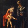 Custom Oil Painting of Caravaggio's 'Madonna and Child with St. Anne' – Da Fen Oil Painting Village Studio