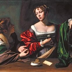 Caravaggio's 'Martha and Mary Magdalene' – Custom Baroque Religious Oil Painting from Da Fen Oil Painting Village Studio