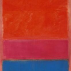 Color Field Painting Inspired by Mark Rothko - No. 1 (Royal Red and Blue), 1954 - Da Fen Village Studio Abstract Oil Art for Modern Home & Office Décor