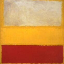 Abstract Expressionism Painting Inspired by Mark Rothko - No. 13 (White, Red on Yellow), 1958 - Da Fen Village Studio Abstract Acrylic & Oil Art for Modern Home & Office Décor