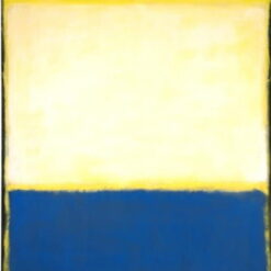 Color Field Painting Inspired by Mark Rothko - No. 6 (Yellow, White, Blue Over Yellow on Gray), 1954 - Da Fen Village Studio Abstract Oil Art for Modern Home & Office Décor
