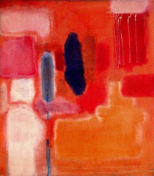 Abstract Expressionism Painting Inspired by Mark Rothko – No. 9, 1948 – Da Fen Village Studio Abstract Oil & Mixed Media Art for Modern Home & Office Décor