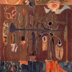 Surrealist Painting Inspired by Mark Rothko - Fantasy, 1945 - Da Fen Village Studio Abstract Oil Art for Modern Home & Office Décor