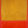 Color Field Painting Inspired by Mark Rothko - Ochre and Red on Red, 1954 - Da Fen Village Studio Abstract Oil Art for Modern Home & Office Décor
