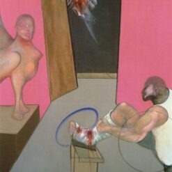Custom Oil Painting - Francis Bacon 1983 Oedipus And The Sphinx After Ingres from Dafen Oil Painting Studio