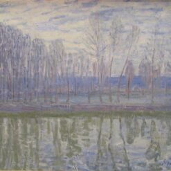 On the Banks of the River Loing by Alfred Sisley – Impressionist Landscape Oil Painting, Custom Art from Dafen Oil Painting Village Studio