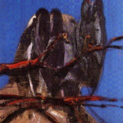 Francis Bacon Owls – 1956 Expressionist Animal Painting, Custom Oil on Canvas 61x50.8 cm from Dafen Village Studio