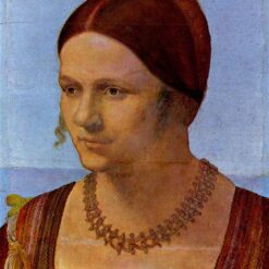 Hand-Painted Albrecht Dürer "Portrait of a Young Venetian" Oil Painting – Northern Renaissance Portrait Reproduction by Da Fen Oil Painting Village Studio