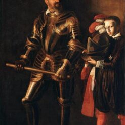Caravaggio's 'Portrait of Alof de Wignacourt and his Page' – Custom Baroque Portrait Oil Painting from Da Fen Oil Painting Village Studio