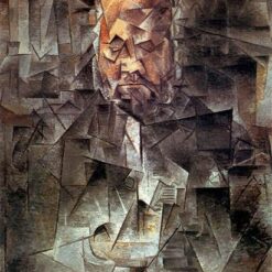 Portrait of Ambroise Vollard by Pablo Picasso – 1910 Analytical Cubism Portrait Oil Painting, Custom Art from Dafen Village Studio