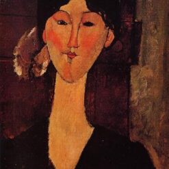 Amedeo Modigliani "Portrait of Beatrice Hastings" – Expressionism Oil Painting Reproduction by Da Fen Village Studio
