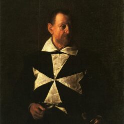 Caravaggio's 'Portrait of Fra Antonio Martelli' – Custom Baroque Portrait Oil Painting from Da Fen Oil Painting Village Studio