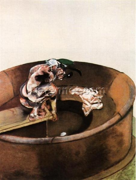 Custom Oil Painting – Francis Bacon 1966 Portrait of George Dyer Crouching from Dafen Oil Painting Studio