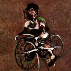 Custom Oil Painting - Francis Bacon 1966 Portrait of George Dyer Riding a Bicycle from Dafen Oil Painting Studio