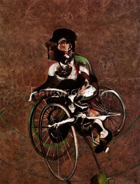 Custom Oil Painting – Francis Bacon 1966 Portrait of George Dyer Riding a Bicycle from Dafen Oil Painting Studio