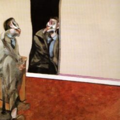 Custom Oil Painting - Francis Bacon 1967 Portrait of George Dyer Staring into a Mirror from Dafen Oil Painting Studio