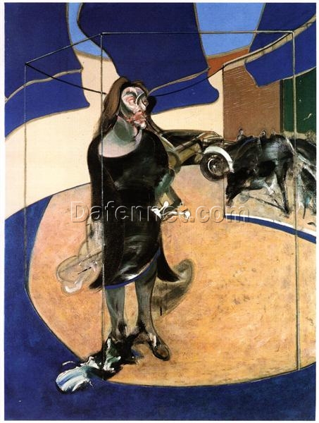 Custom Oil Painting – Francis Bacon 1967 Portrait of Isabel Rawsthorne Standing in a Street in Soho from Dafen Oil Painting Studio