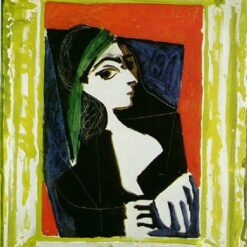 Portrait of Jacqueline by Pablo Picasso – 1957 Cubist Portrait Oil Painting, Custom Art from Dafen Village Studio