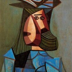 Portrait of Woman (Dora Maar) by Pablo Picasso – 1942 Surrealist Oil Painting, Custom Art from Dafen Village Studio