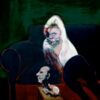 Reclining Man with Sculpture by Francis Bacon (1960) – Custom Oil Painting Reproduction from Dafen Oil Painting Village Studio