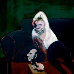 Reclining Man with Sculpture by Francis Bacon (1960) – Custom Oil Painting Reproduction from Dafen Oil Painting Village Studio