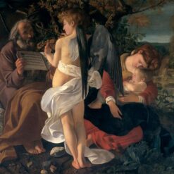 Caravaggio's 'Rest on the Flight into Egypt' – Custom Baroque Religious Oil Painting from Da Fen Oil Painting Village Studio