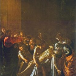 Caravaggio's 'Resurrection of Lazarus' – Custom Baroque Religious Oil Painting from Da Fen Oil Painting Village Studio