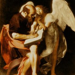 Custom Oil Painting of Caravaggio's 'Saint Matthew and the Angel' – Da Fen Oil Painting Village Studio