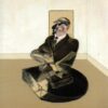 Custom Oil and Pastel Painting - Francis Bacon 1979 Seated Figure from Dafen Oil Painting Studio