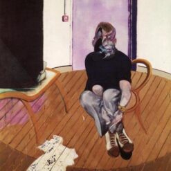 Custom Oil Painting - Francis Bacon 1973 Seated Self-Portrait from Dafen Oil Painting Studio