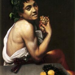 Caravaggio's 'Young Sick Bacchus' – Custom Baroque Oil Painting from Da Fen Oil Painting Village Studio