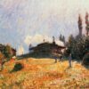Station at Sevres by Alfred Sisley – c.1879 Impressionist Landscape Oil Painting, Custom Art from Dafen Village Studio