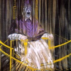 Francis Bacon Study after Velazquez's Portrait of Pope Innocent X – 1953 Expressionist Symbolic Oil Painting, Custom Artwork from Dafen Village Studio