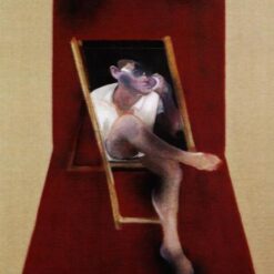 Custom Francis Bacon John Edwards Portrait Study - 1988 Expressionism Sketch Reproduction - Handmade Oil Painting by Dafen Oil Painting Village Studio