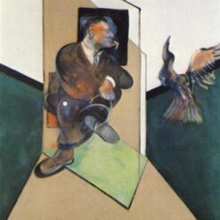 Custom Oil Painting - Francis Bacon 1980 Study for a Portrait with Bird in Flight from Dafen Oil Painting Studio