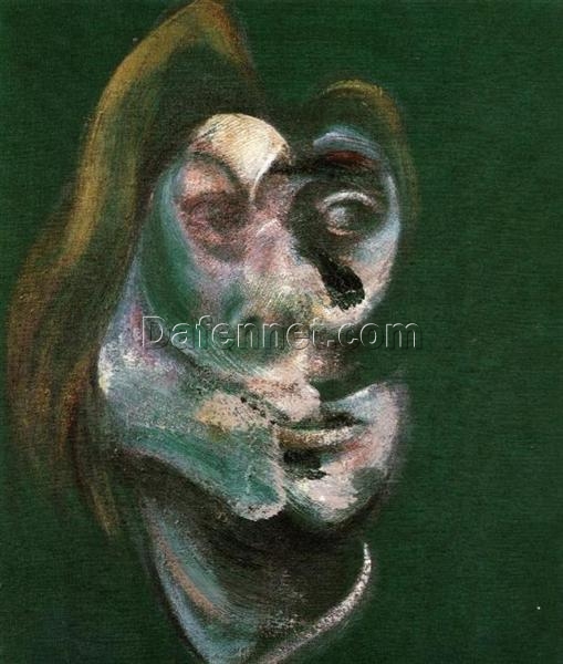 Study for Head of Isabel Rawsthorne by Francis Bacon (1967) – Custom Oil Painting Reproduction from Dafen Oil Painting Village Studio