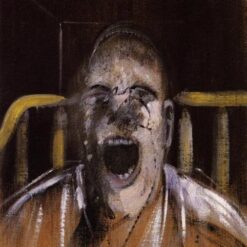 Francis Bacon Study of a Head – 1952 Expressionist Oil Painting, Variations on 'Battleship Potemkin', Custom Art from Dafen Village Studio