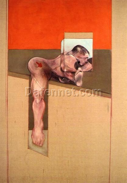 Francis Bacon 1991 Figurative Oil Painting Reproduction – Study from the Human Body