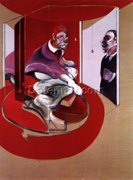 Study of Red Pope by Francis Bacon (1962) – Custom Oil Painting Reproduction from Dafen Oil Painting Village Studio