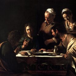 Caravaggio's 'Supper at Emmaus' – Custom Baroque Religious Oil Painting from Da Fen Oil Painting Village Studio