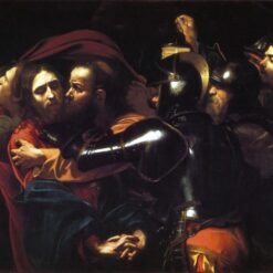 Caravaggio's 'Taking of Christ' – Custom Baroque Religious Oil Painting from Da Fen Oil Painting Village Studio