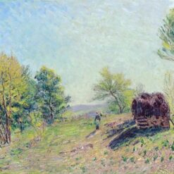The Edge of the Forest by Alfred Sisley – 1886 Impressionist Landscape Oil Painting, Custom Art from Dafen Oil Painting Village Studio