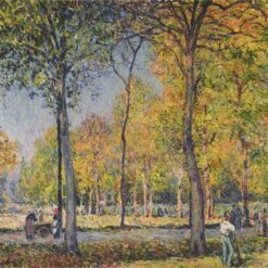 The Forest at Boulogne by Alfred Sisley – c.1880 Impressionist Landscape Oil Painting, Custom Art from Dafen Oil Painting Village Studio