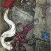 Marc Chagall The Soul of the City – 1945 Surrealism Oil on Canvas, Symbolic Painting
