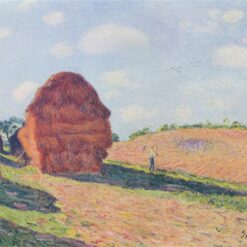 The Straw Rent by Alfred Sisley – 1895 Impressionist Landscape Oil Painting, Custom Art from Dafen Oil Painting Village Studio
