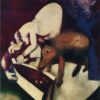 Marc Chagall The Watering Trough – Cubist Genre Painting, Oil on Canvas, Philadelphia Museum of Art