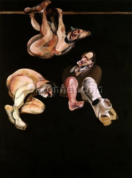 Three Studies from the Human Body by Francis Bacon (1967) – Custom Oil Painting Reproduction from Dafen Oil Painting Village Studio