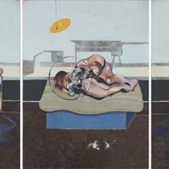Custom Oil and Pastel Painting - Francis Bacon 1972 Three Studies of Figures on Beds from Dafen Oil Painting Studio
