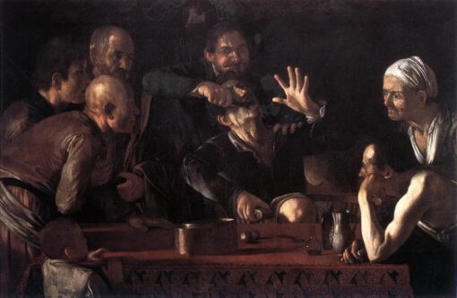 Caravaggio’s ‘Tooth Puller’ – Custom Baroque Genre Oil Painting from Da Fen Oil Painting Village Studio